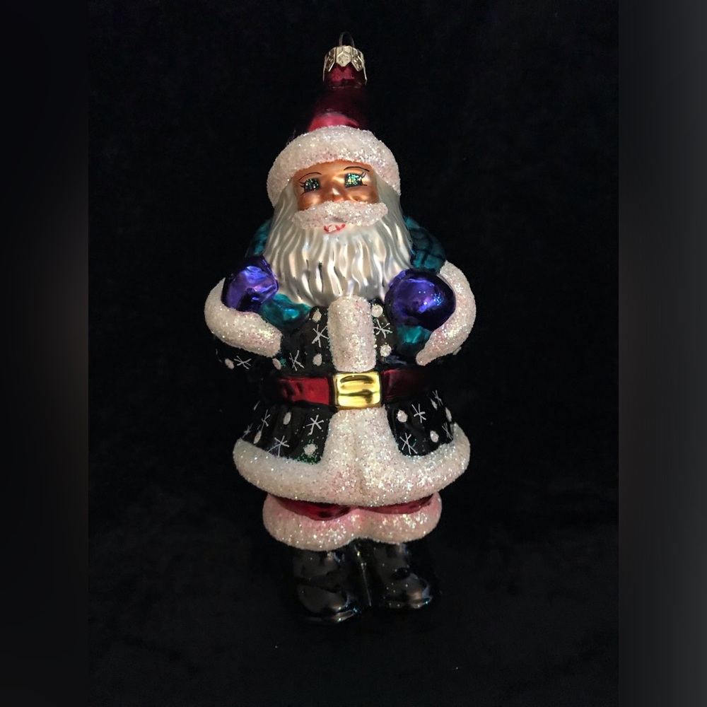 Christopher Radko Santa ornament